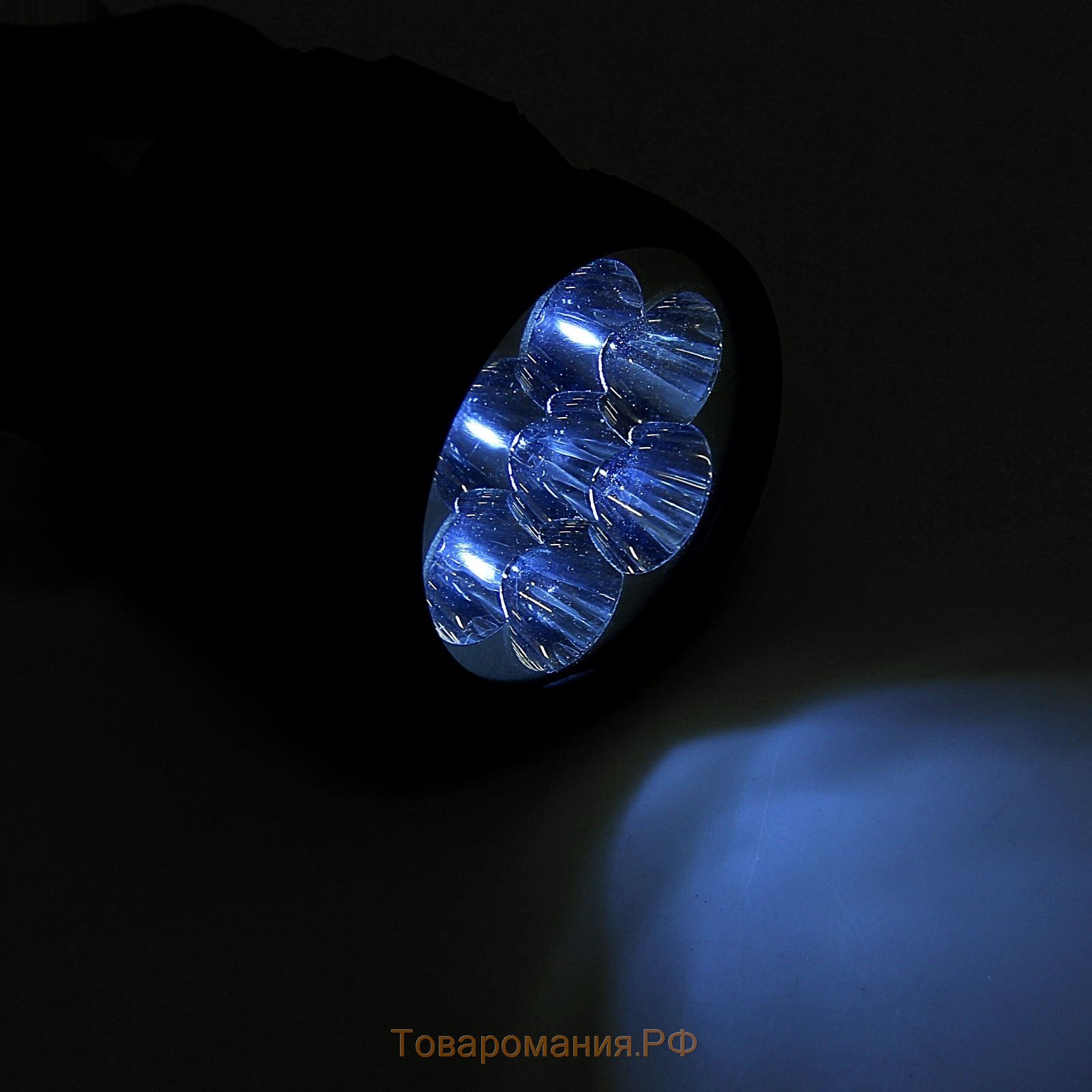 Фонарь налобный "Мастер К.", 7 LED, 1 режим, 7.5 х 6.3 см, 3 АА