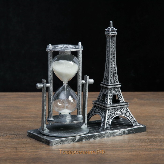Песочные часы "Эйфелева башня", сувенирные, 15.5 х 6.5 х 16 см, микс