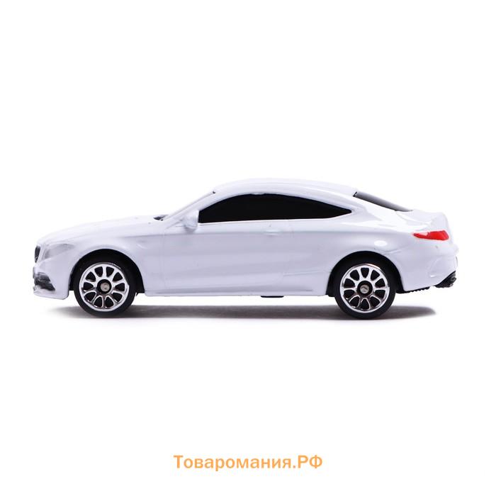 Машина металлическая MERCEDES-AMG C63 S COUPE, 1:64, цвет белый