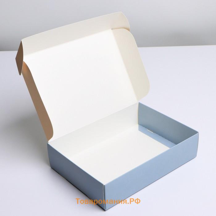 Коробка подарочная складная, упаковка, «Счастливых моментов», 21 х 15 х 5 см