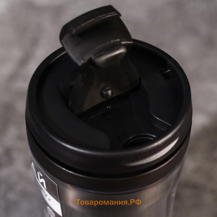 Чай чёрный «Крутой мужик» с мятой в термостакане 250 мл., 20 г. (18+)