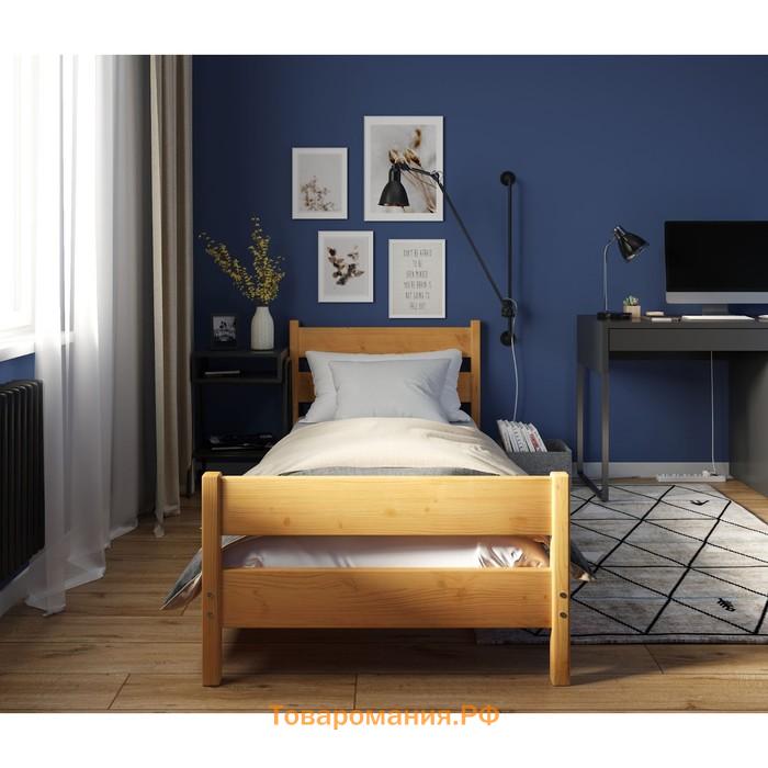 Кровать «Фрида», 80 × 160 см, массив сосны, без покрытия