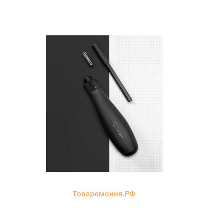 Отвертка Xiaomi Mi Ratchet Screwdriver (BHR4779GL), храповая, реверсивная, 16 в 1, черная