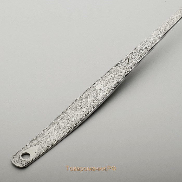 Ложка разливательная малая «Уралочка», длина ручки=21,5 см, толщина 2 мм (М13)