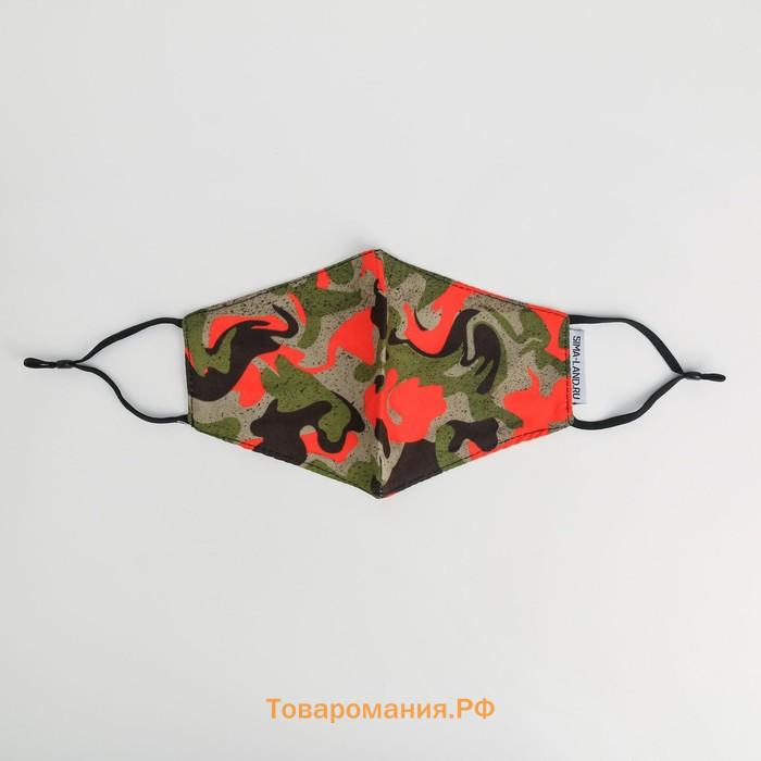 Маска тканевая с регулирующимися завязками «Хакки»