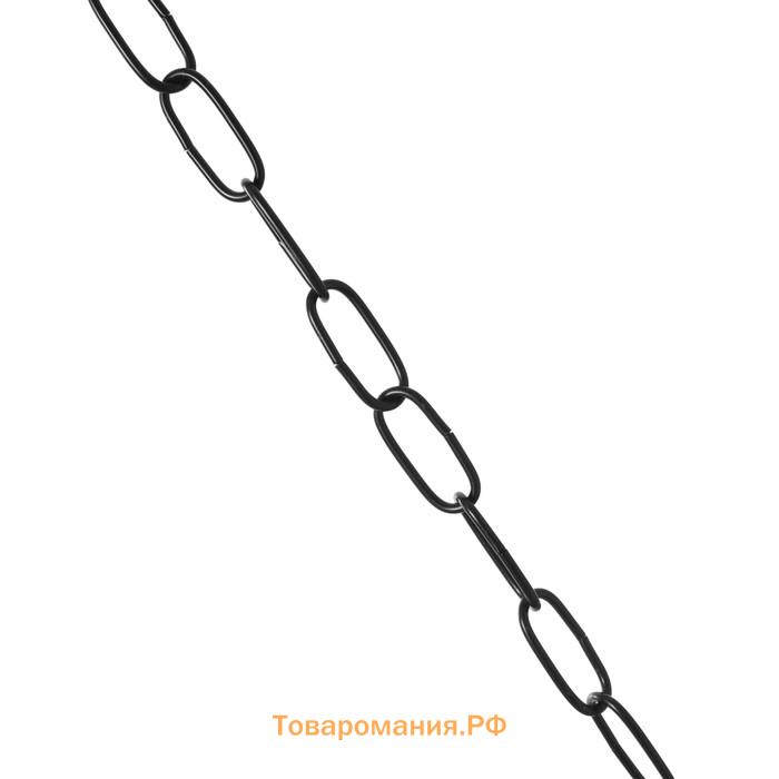 Светильник "Эндо" 5хЕ27 40Вт черный 110х11,5х60-140 см