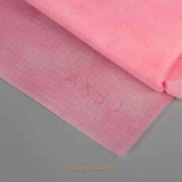 Материал укрывной, 100 × 3 м, плотность 60 г/м², с УФ-стабилизатором, розовый