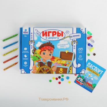 Развивающий набор для творчества "Приключения пирата" , карандаши, пластилин