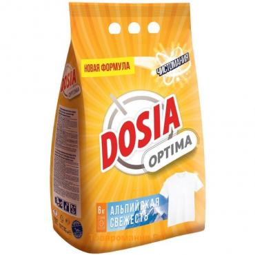 Стиральный порошок Dosia Optima «Альпийская свежесть», автомат, 6 кг