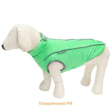Жилет Osso «Аляска» для собак, размер 37 (ДС 35-37, ОШ 38, ОГ 52-60), салатовый