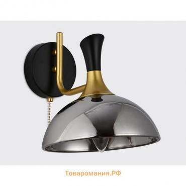 Бра Ambrella light Traditional, 40Вт E27, цвет чёрный золото