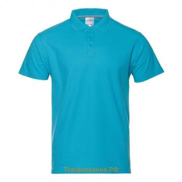 Рубашка мужская, размер 46, цвет бирюзовый